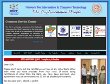 Tablet Screenshot of nict.co.in